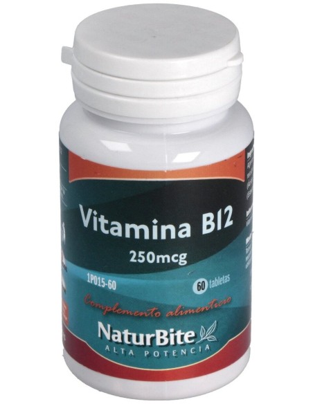 Vitamina B12 250Mcg. 60Comp.