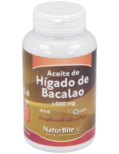 Naturbite Aceite De Higado De Bacalao 1000Mg...