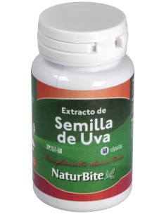 Naturbite Extracto Semilla Uva 50Mg 60Caps