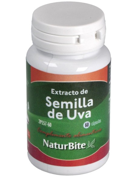 Naturbite Extracto Semilla Uva 50Mg 60Caps