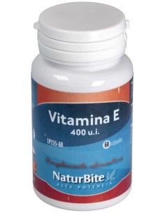 Naturbite Vitamina E 400Ui Natural 60Caps
