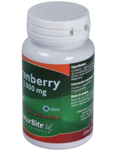 Cranberry Arandano Rojo 5000Mg. 60Comp.