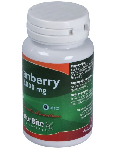Cranberry Arandano Rojo 5000Mg. 60Comp.