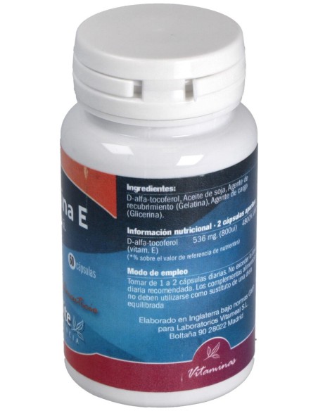 Naturbite Vitamina E 400Ui Natural 60Caps