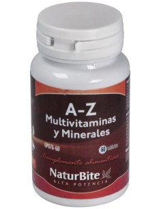 Naturbite A-Z Multivitaminas Y Minerales 60 Tabs