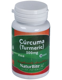 Naturbite Turmeric Curcuma 500Mg 60Caps