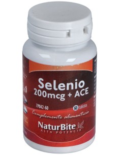 Naturbite Selenio 200Mcg + Ace 60 Tabletas