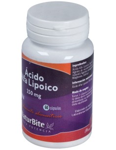 Naturbite Acido Alfa Lipoico 250Mg 60Caps