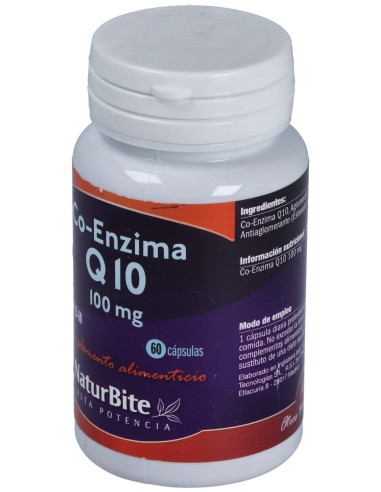 Naturbite Co-Enzima Q10 100 60Caps