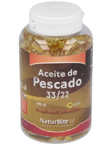 Naturbite Aceite Pescado 1000 Mg 120Caps