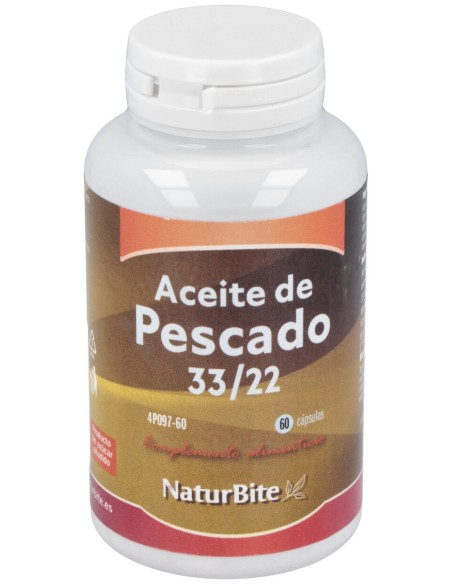 Naturbite Aceite De Pescado 1000Mg 60Caps