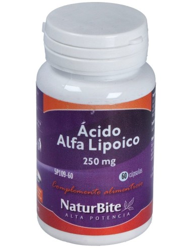 Naturbite Acido Alfa Lipoico 250Mg 60Caps