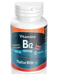 Naturbite Vitamina B12 Cianocobalamina 1000Mg 120Comp