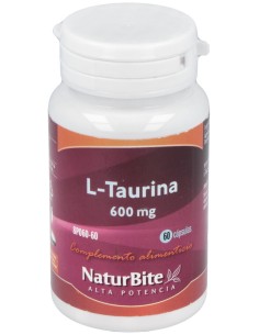 Naturbite L-Taurina 600Mg60Caps