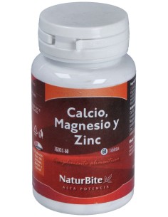 Naturbite Calcium Magnesium Zinc 1450Mg 60Comp