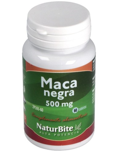Naturbite Maca Negra Andina 500Mg 60Tabs