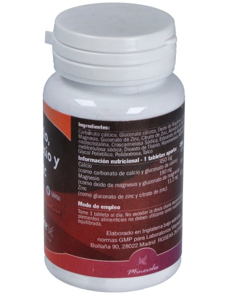 Naturbite Calcium Magnesium Zinc 1450Mg 60Comp