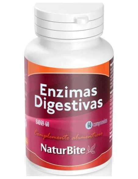 Naturbite Enzimas Digestivas Veganas 250Comp