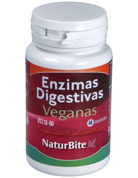 Naturbite Enzimas Digestivas 60Comp