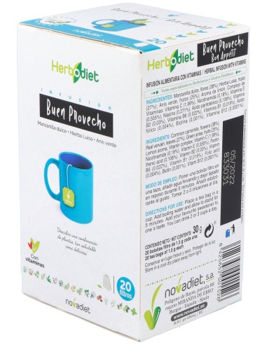 Novadiet Herbodiet Buen Provecho 20 Fil