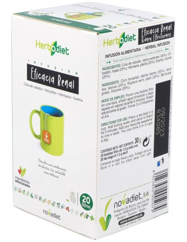 Herbodiet Herbodiet Eficacia Renal 20 Bolsitas...