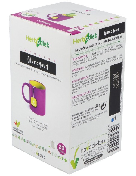 Herbodiet Inf. Gluconova 20Filtros