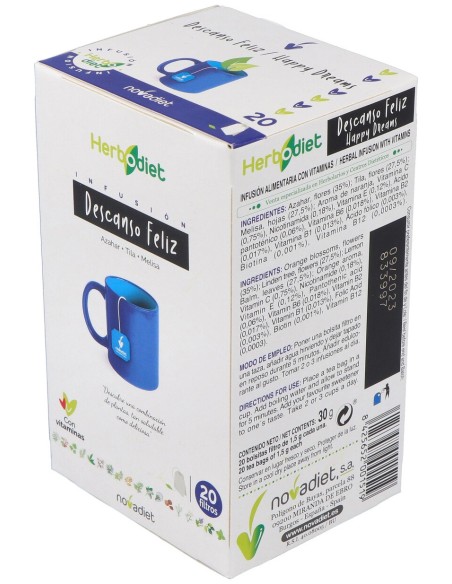 Novadiet Herbodiet Descanso Feliz 20Filtros