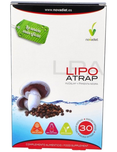 Novadiet Lipoatrap 30 Cápsulas