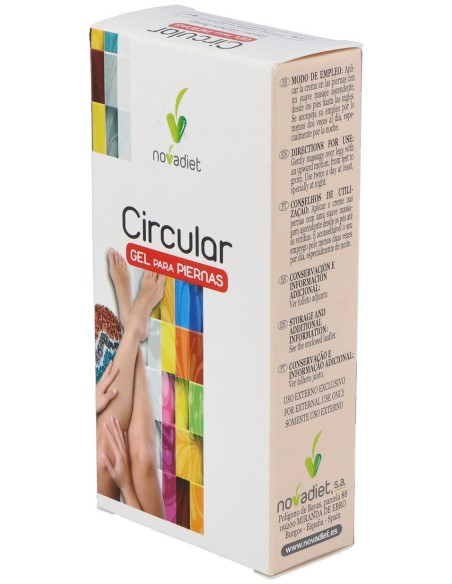 Novadiet Circular Gel Para Piernas 100 Ml