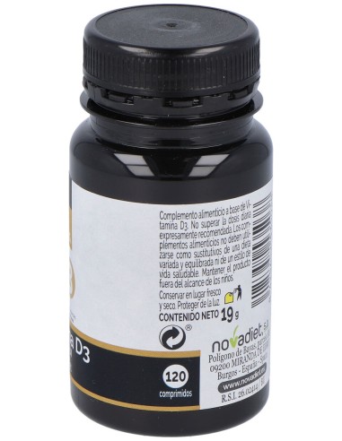 Novadiet Vitamina D3 1000 Ui 120 Comprimidos