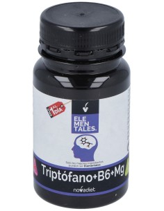 Novadiet Triptofano+Vit B6+Mg 30 Cápsulas Vegetales