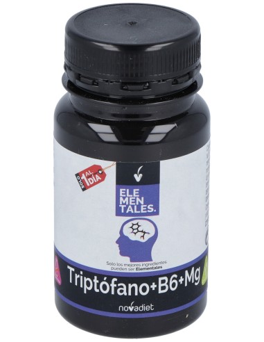 Novadiet Triptofano+Vit B6+Mg 30 Cápsulas...