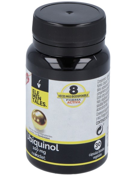 Novadiet Ubiquinol 100 Mg 30 Cápsulas Vegetales
