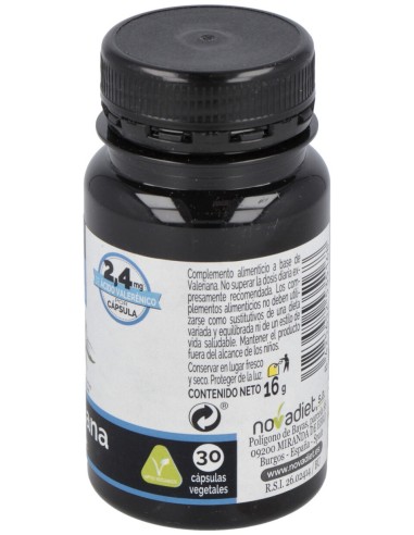 Novadiet Valeriana 30 Cápsulas Vegetales