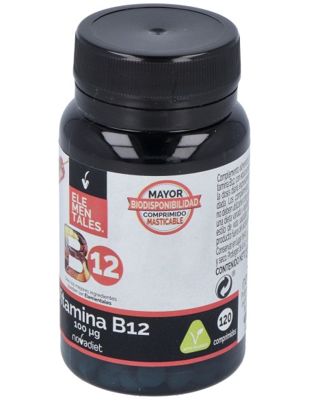Novadiet Vitamina B12 100 Mcg 120 Comprimidos