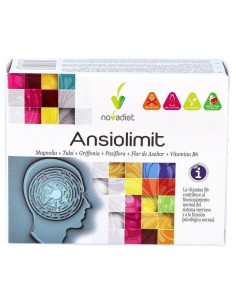Novadiet Ansiolimit 60 Cápsulas Vegetales