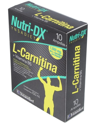 Nutri-Dx L-Carnitina +Vitamina B6 10 Ampollas