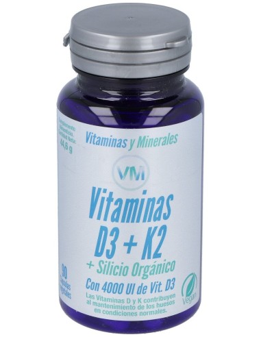 Ynsadiet Vitamina D3+K2+Silicio 90Cap