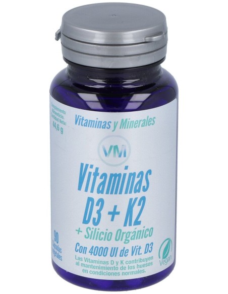 Ynsadiet Vitamina D3+K2+Silicio 90Cap