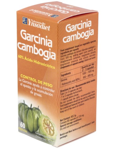 Ynsadiet Garcinia Cambogia 60Cáps