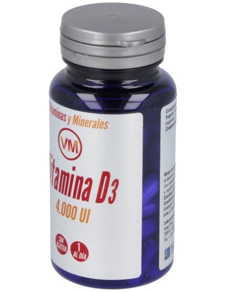 Vitamina D3 4000Ui 60Cap.