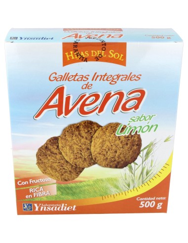 Galletas De Avena Integrales Sabor Limon 500Gr.