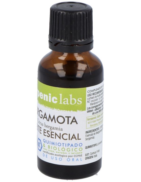 Bergamota Aceite Esencial Bio 30Ml.