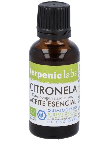 Citronela Aceite Esencial Bio 30Ml.
