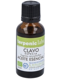 Clavo Especia Aceite Esencial Bio 30Ml.