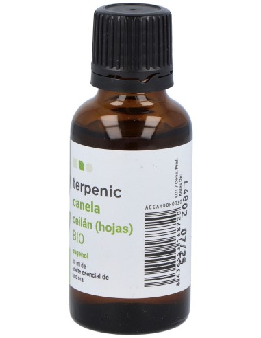 Canela Hojas Aceite Esencial Bio 30Ml.