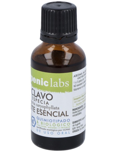 Clavo Especia Aceite Esencial Bio 30Ml.