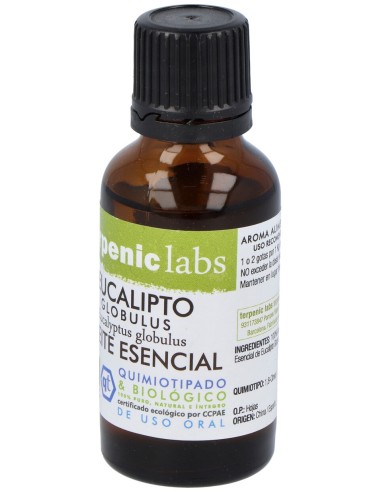 Eucalipto Globulus Aceite Esencial Bio 30Ml.
