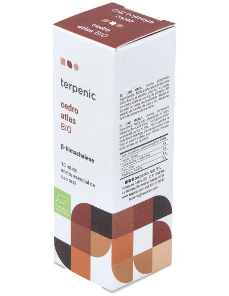 Cedro Atlas Aceite Esencial Alimentario Bio 10Ml.