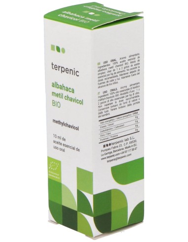 Albahaca Aceite Esencial Bio 10Ml.